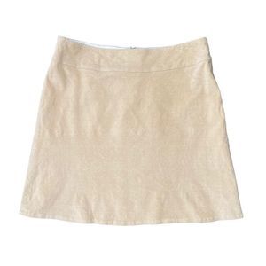 LulaKate Cream Velvet Like Nude Short Skirt Lula Kate 8